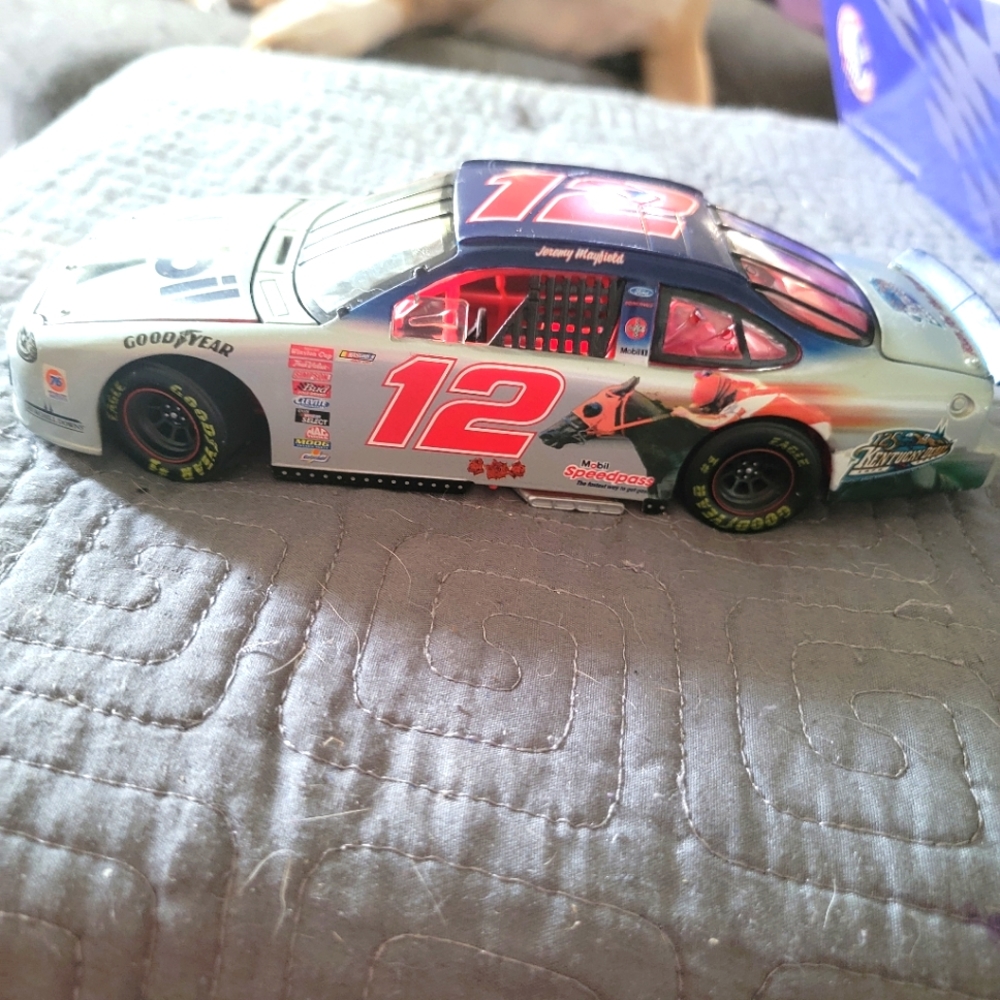 1999 #12 Jeremy Mayfield 125th Kentucky Derby Ford Taurus diecast, in box